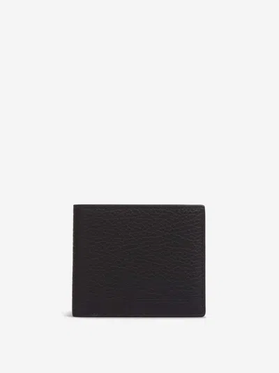 Tom Ford Foldable Leather Cardholder In Black