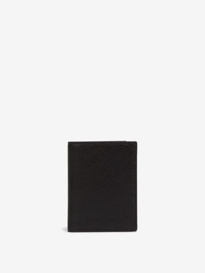 Tom Ford Foldable Leather Cardholder In Black