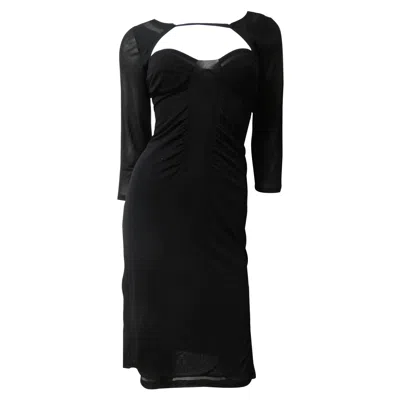 Pre-owned Tom Ford For Gucci Dress With Cut Outs In Black