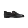 Tom Ford Gigi Twisted-band Leather Loafers In Black