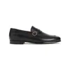 Tom Ford Gigi Twisted-band Leather Loafers In Black