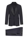 Tom Ford Wool Two-pieces Suit In Blue
