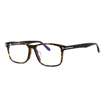 Tom Ford Men's Black Square Eyeglass Frames Ft5820-b 052 In Multi