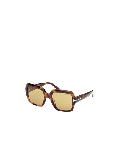 Tom Ford Frame Sunglasses In Brown
