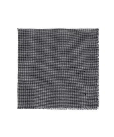 TOM FORD TOM FORD FRAYED HEM SCARF