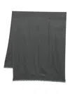 Tom Ford Fringed Scarf In Black