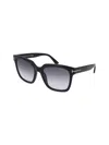 Tom Ford Selby Smoke Gradient Square Ladies Sunglasses Ft0952 01b 55