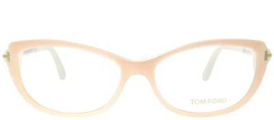 Tom Ford Ft 5286 Cat-eye Eyeglasses In Clear
