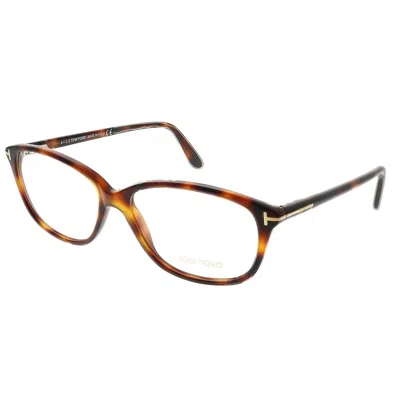 Tom Ford Ft 5316 056 54mm Unisex Rectangle Eyeglasses 54mm In White