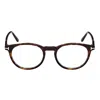 Tom Ford Ft 5823-h-b 052 50mm Unisex Round Eyeglasses 50mm In Multi