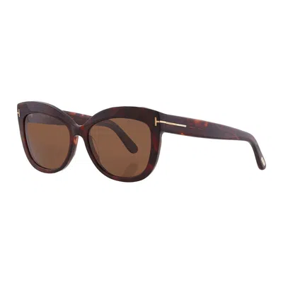 TOM FORD FT0524 54H RED HAVANA/BROWN POLARIZED