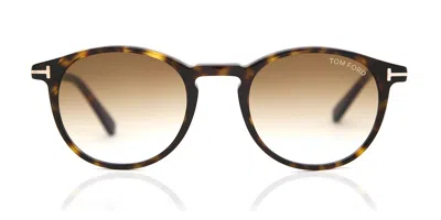 Tom Ford Ft0539 Andrea-02 52f Men's Sunglasses Tortoiseshell Size 48 In Brown