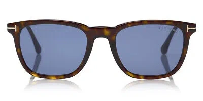 Pre-owned Tom Ford Ft0625 Arnaud-02 Sunglasses Geometric 53mm & Authentic In Blue