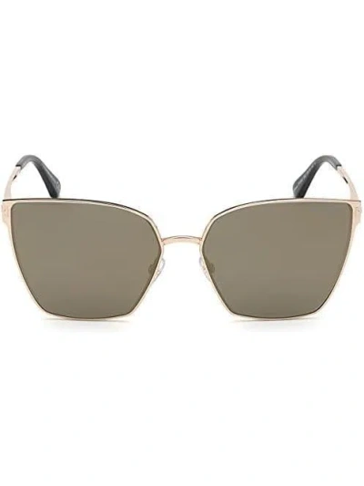 Tom Ford Ft0653 Sunglasses In Shiny Rose Gold / Gradient Smoke