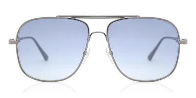 Tom Ford Ft0669 Jude 12w Men's Sunglasses Grey Size 60 In Blue