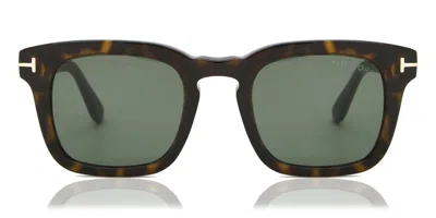 Tom Ford Ft0751/s 52n Men's Sunglasses Tortoiseshell Size 50 In Green