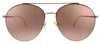 Tom Ford Ft0757 28y Aviator Sunglasses In Multi