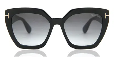 Tom Ford Nero Lucido Acetate Sunglasses In Black