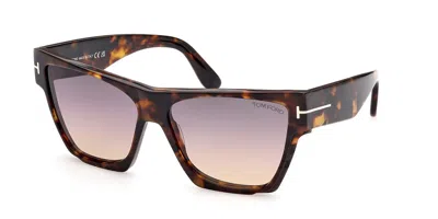 TOM FORD FT0942 DOVE 55B WOMEN’S SUNGLASSES TORTOISESHELL SIZE 59