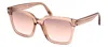 Tom Ford Selby Square Plastic Sunglasses In Gold