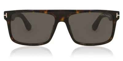 Tom Ford Ft0999 Philippe-02 52a Men's Sunglasses Tortoiseshell Size 58 In Brown