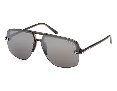 Pre-owned Tom Ford Ft1003-51b-63 Mastic Sunglasses In Gray