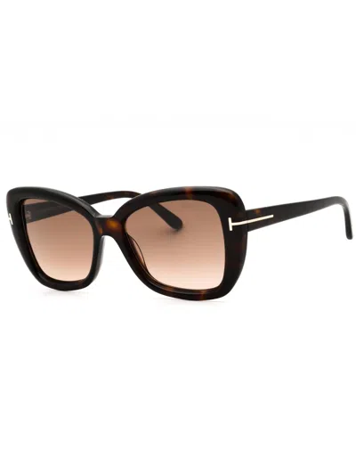 Tom Ford Ft1008 Cat Eye Sunglasses For Women In Brown