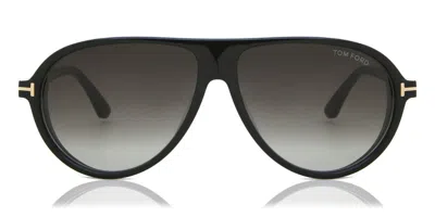 Tom Ford Ft1023 Marcus 01b Men's Sunglasses Black Size 60