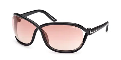 Tom Ford Ft1069 Fernanda 01z Women's Sunglasses Black Size 68
