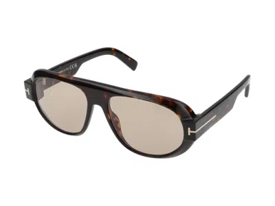 Tom Ford Ft1102 Injected Acetate Sunglasses In Brown