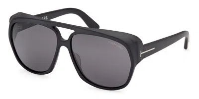 Tom Ford Ft1103 Jayden 02a Men's Sunglasses Black Size 61 In Pattern