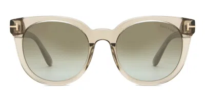 Tom Ford Ft1109 Moira 45g Women's Sunglasses Brown Size 53 In Green