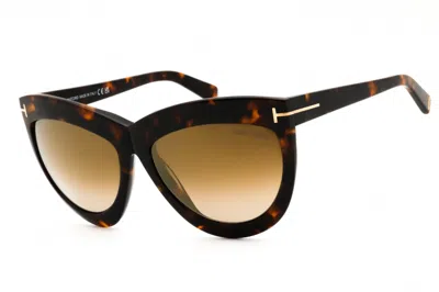 Tom Ford Ft1112 53g Blonde Havana/brown Mirror