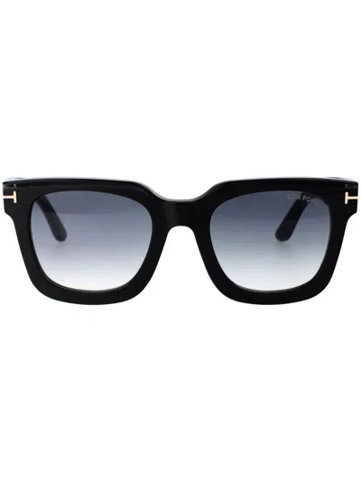 Tom Ford Ft1115 Square-frame Sunglasses In Black