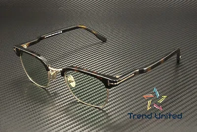 Pre-owned Tom Ford Ft1119 D 52n Injected Dark Havana Green 47 Mm Men's Sunglasses