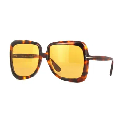 Tom Ford Ft115652e Sunglasses In Brown