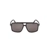 Tom Ford Ft1177 Oversized Square Frame Sunglasses In Brown