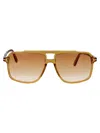 Tom Ford Eyewear Kemp Pilot Frame Sunglasses In Neutral