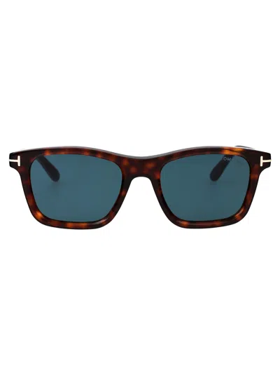 Tom Ford Barron 54mm Square Sunglasses In Multi