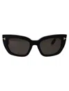 Tom Ford Pilot-frame Sunglasses In Black