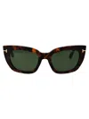 Tom Ford Havana Acetate Sunglasses In Havana