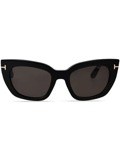 Tom Ford Pilot-frame Sunglasses In Black