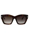 Tom Ford Square-frame Sunglasses In Havana