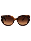 Tom Ford Saltzman 53mm Gradient Butterfly Sunglasses In Multi