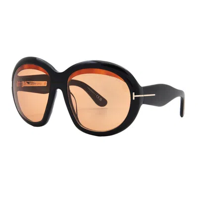 TOM FORD FT1193 01E SHINY BLACK/BROWN