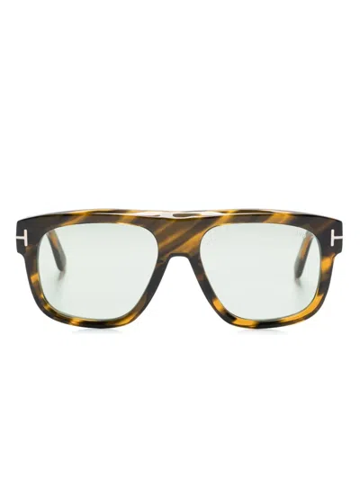 Tom Ford Ft1201 Sunglasses In Brown