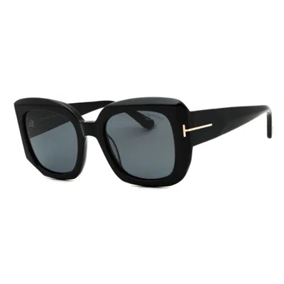 Tom Ford Ft1220 Square Acetate Sunglasses In Black