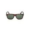 Tom Ford Ft1284 Tortoiseshell Rectangular Sunglasses In Brown
