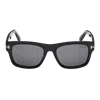 Tom Ford Smith 55mm Rectangular Sunglasses In Black