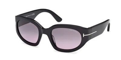 Tom Ford Ft1313 Arizona-02 01b Occhiali Da Sole Neri Per Donna In Black